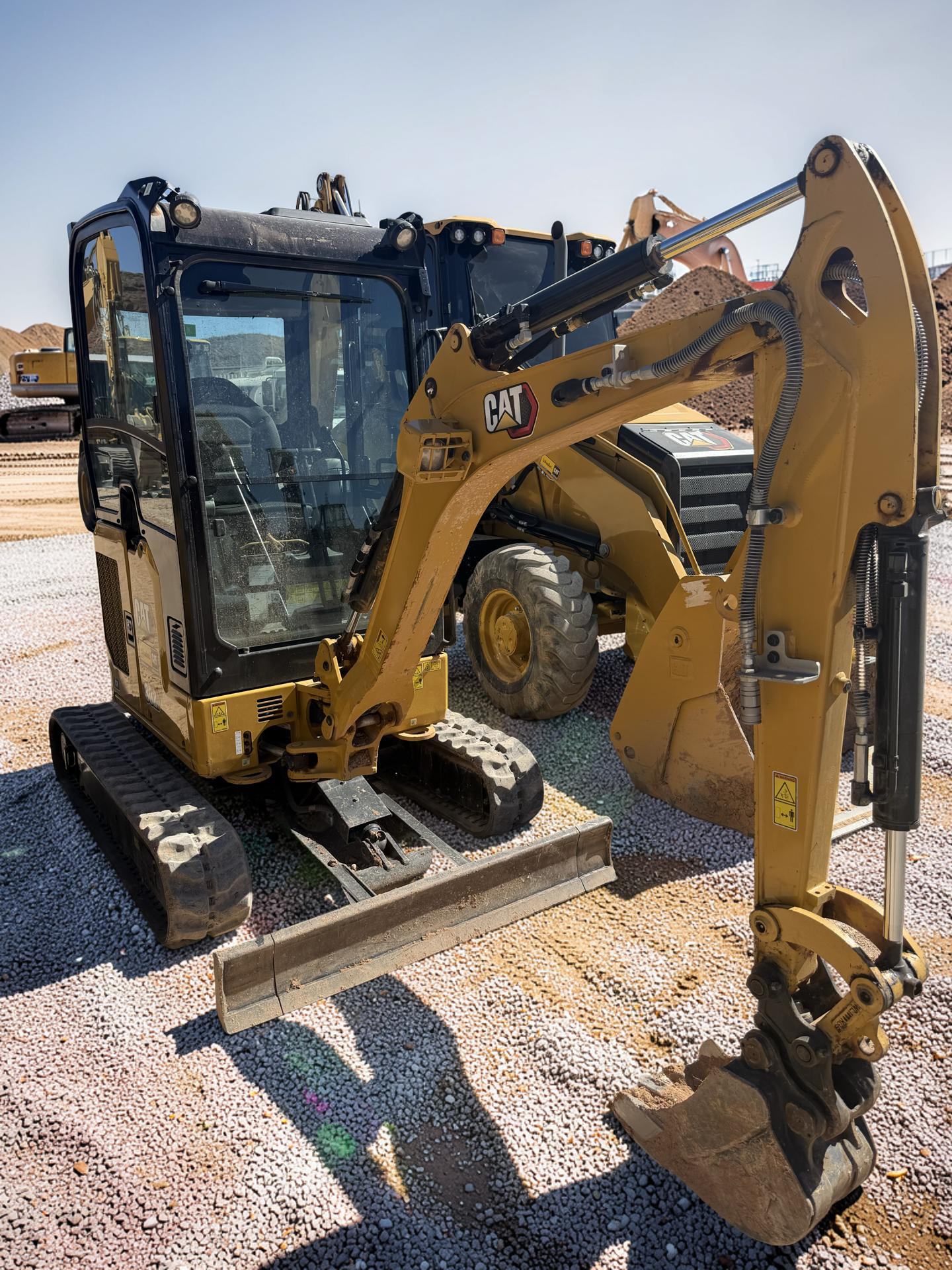 2023 Cat 302 C3 Mini Excavator Enclosed Cab